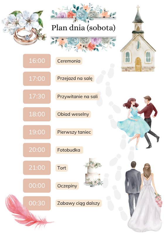 Plan wesela